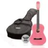 Ashton CG34 3/4 Nylon String Guitar Pack Pink -Musical Instrument Store cg34 p pink 500x500 copy