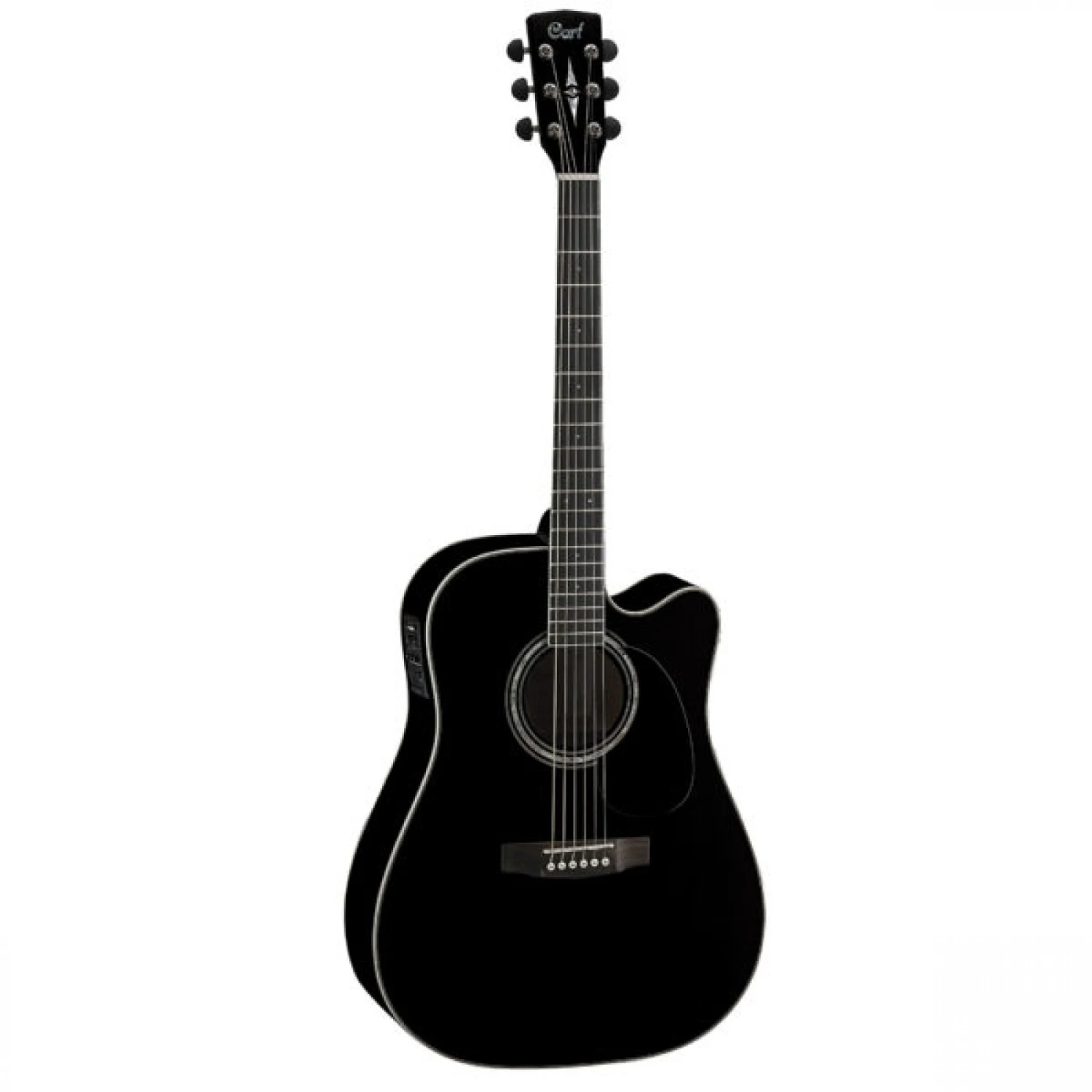 Cort MR710F Electric / Acoustic Guitar In Gloss Black 3 Cort MR710F Electric / Acoustic Guitar In Gloss Black