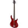 Cort Action Bass Plus Bass Guitar In Transparent Red -Musical Instrument Store cort action bass plus red