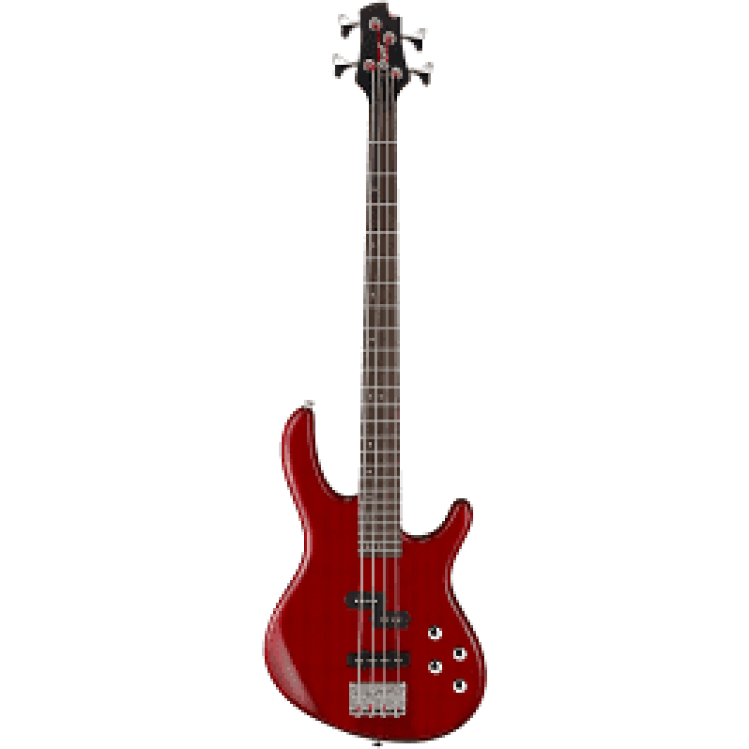 Cort Action Bass Plus Bass Guitar In Transparent Red 3 Cort Action Bass Plus Bass Guitar In Transparent Red