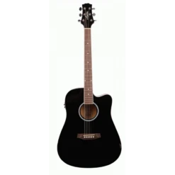 Ashton D20SCEQBK Dreadnaught Solid Top And EQ -Musical Instrument Store d20sceqbk 1