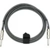 DiMarzio 18ft Guitar Cable In Black / Grey 2 DiMarzio 18ft Guitar Cable In Black / Grey -Musical Instrument Store dimarzio eb1718 black and grey cable