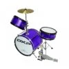 DXP 3pce Junior Drum Kit 3 In Metallic Purple 2 DXP 3pce Junior Drum Kit 3 In Metallic Purple -Musical Instrument Store dxp txj3pl