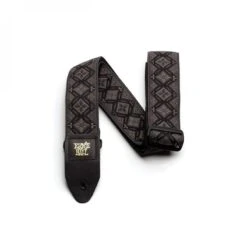 Ernie Ball Regal Black Woven Jacquard Strap