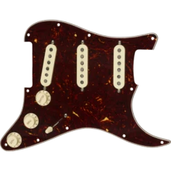 Fender Pre-Wired Strat Pickguard, Custom Shop Texas Special SSS, Tortoise Shell 11