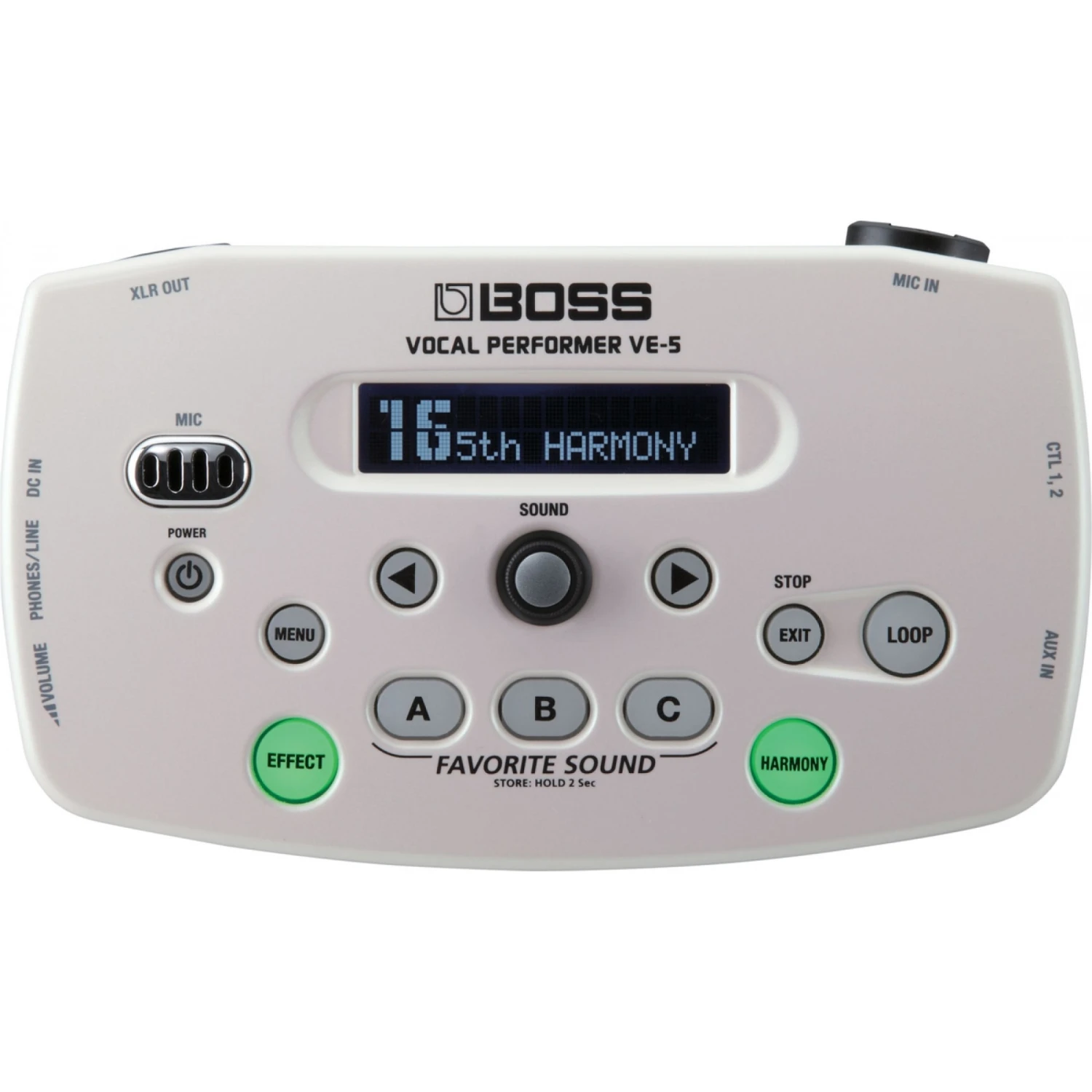 Boss VE-5 Vocal Performer In White 5 Boss VE-5 Vocal Performer In White - Image 3