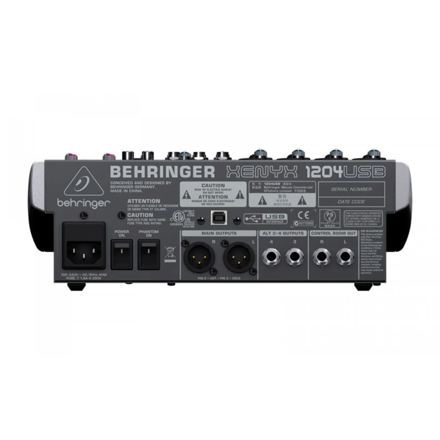 Behringer Xenyx 1204USB Mixer 7 Behringer Xenyx 1204USB Mixer - Image 5