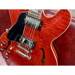 Gibson 60's ES335 Hollowbody Guitar In Figured Cherry (Left Hand) -Musical Instrument Store img 4992