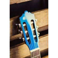 Ashton CG44 Nylon String Starter Guitar Pack - Blue -Musical Instrument Store img 7245