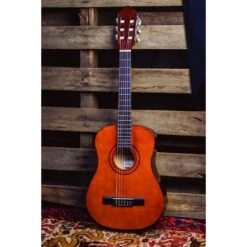 Ashton CG12 1/2 Size Nylon String Guitar Pack Amber -Musical Instrument Store img 7263