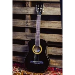 Ashton CG12 1/2 Size Nylon String Guitar Pack Black 8 Ashton CG12 1/2 Size Nylon String Guitar Pack Black -Musical Instrument Store img 7267