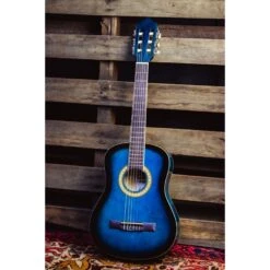 Ashton CG12 1/2 Size Nylon String Guitar Pack Blue Burst -Musical Instrument Store img 7278