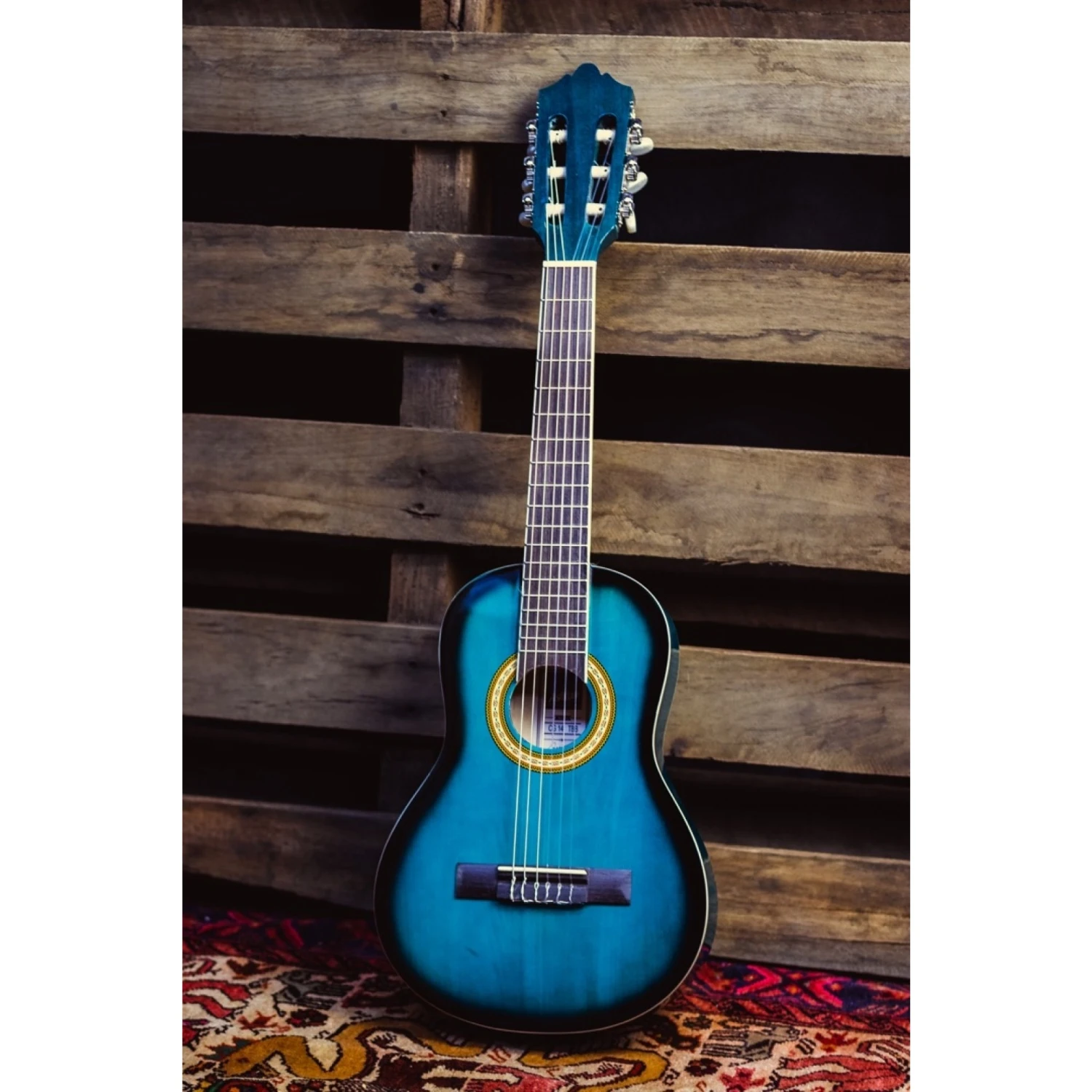 Ashton CG14 1/4 Size Nylon String Guitar Pack Blue Burst 5 Ashton CG14 1/4 Size Nylon String Guitar Pack Blue Burst - Image 3