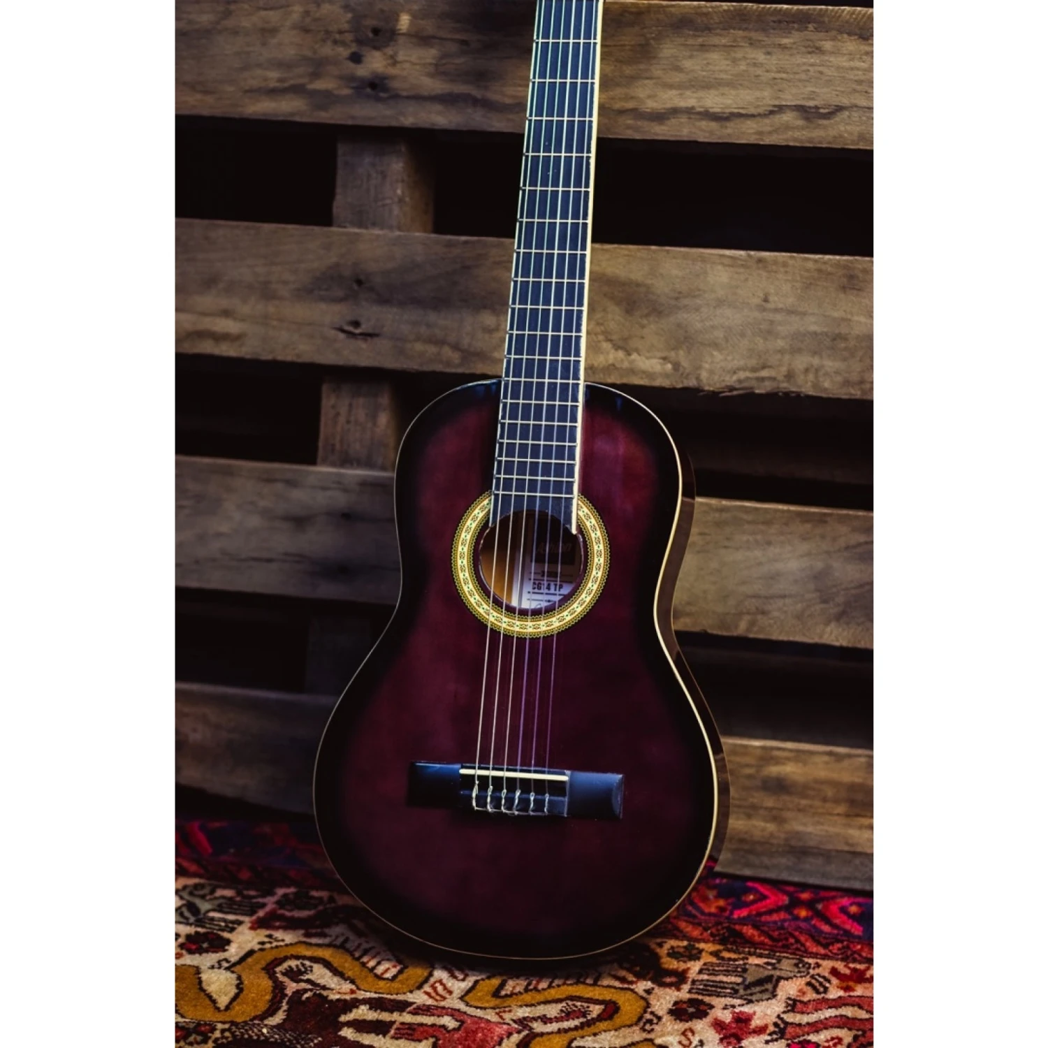 Ashton CG14 1/4 Size Nylon String Guitar Pack Purple 4 Ashton CG14 1/4 Size Nylon String Guitar Pack Purple - Image 2
