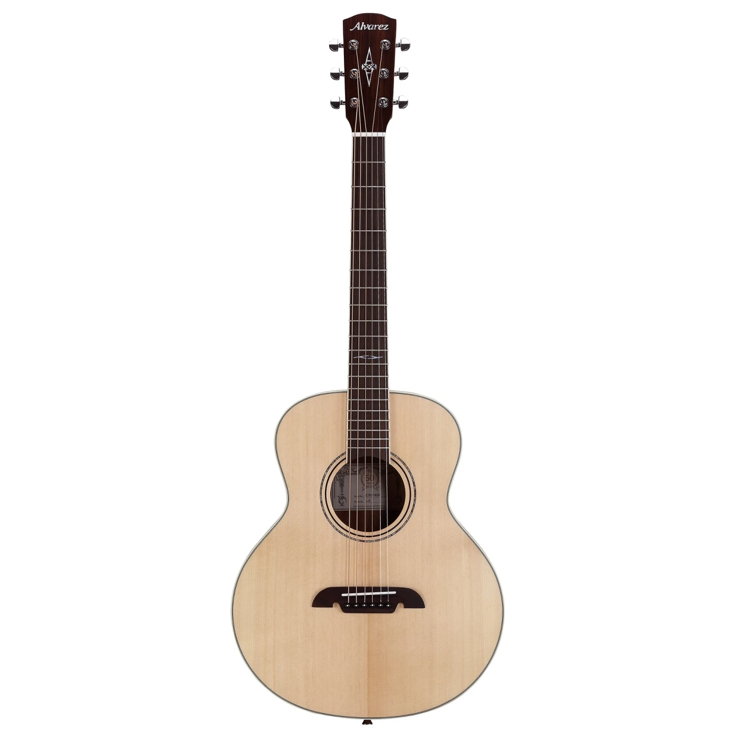 Alvarez LJ2E Little Jumbo Acoustic Electric Guitar With Deluxe Gig Bag 9 Alvarez LJ2E Little Jumbo Acoustic Electric Guitar With Deluxe Gig Bag - Image 7