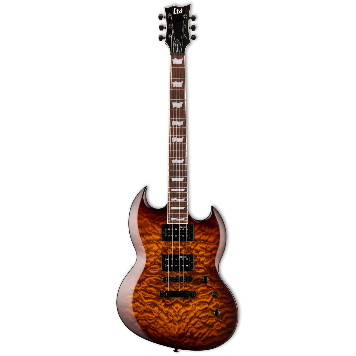 ESP LTD VIPER-256 Dark Brown Sunburst 3 ESP LTD VIPER-256 Dark Brown Sunburst