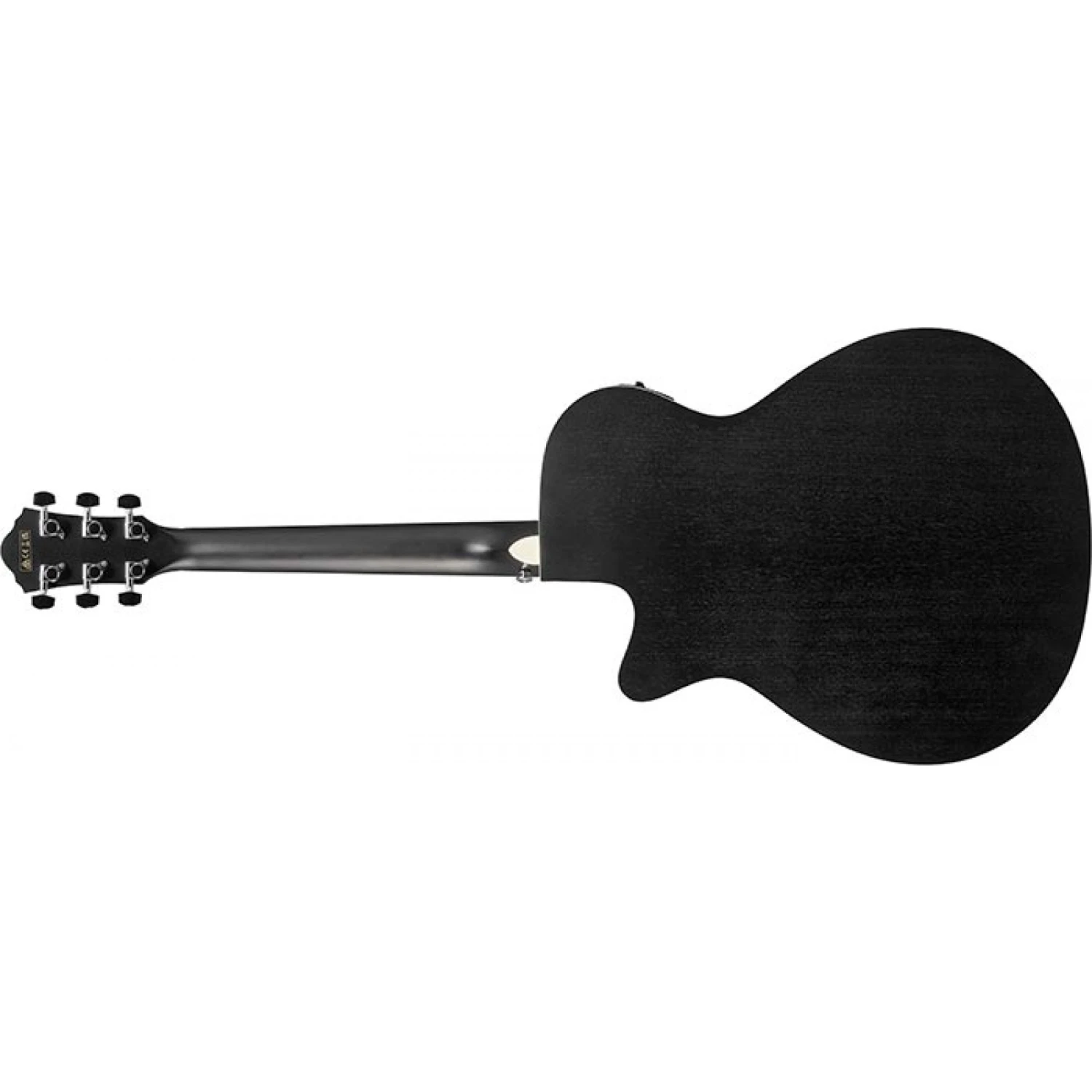 Ibanez AEG7MH Weatherd Black Open Pore Acoustic Guitar 5 Ibanez AEG7MH Weatherd Black Open Pore Acoustic Guitar - Image 3