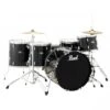 Pearl Roadshow 5pc 22" Rock Drum Kit Package In Jet Black -Musical Instrument Store pdrs525wfcc 31x