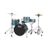 Pearl Roadshow 18" 4pc Drum Kit Package In Aqua Blue Glitter -Musical Instrument Store pearl roadshow aqua