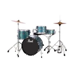 Pearl Roadshow 18" 4pc Drum Kit Package In Aqua Blue Glitter