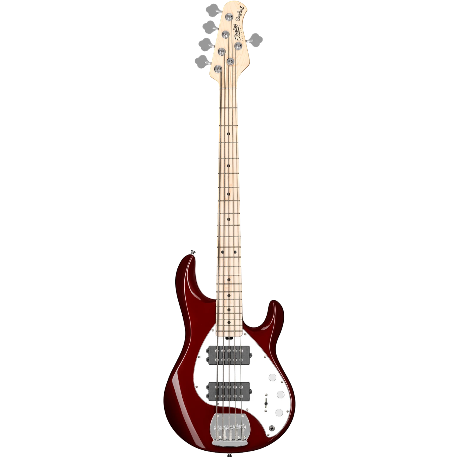 Sterling By Musicman Stingray Ray5HH Bass Guitar In Candy Apple Red 3 Sterling By Musicman Stingray Ray5HH Bass Guitar In Candy Apple Red