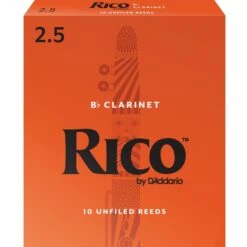 Rico Bb Clarinet Reeds Size 2.5 (Box Of 10)