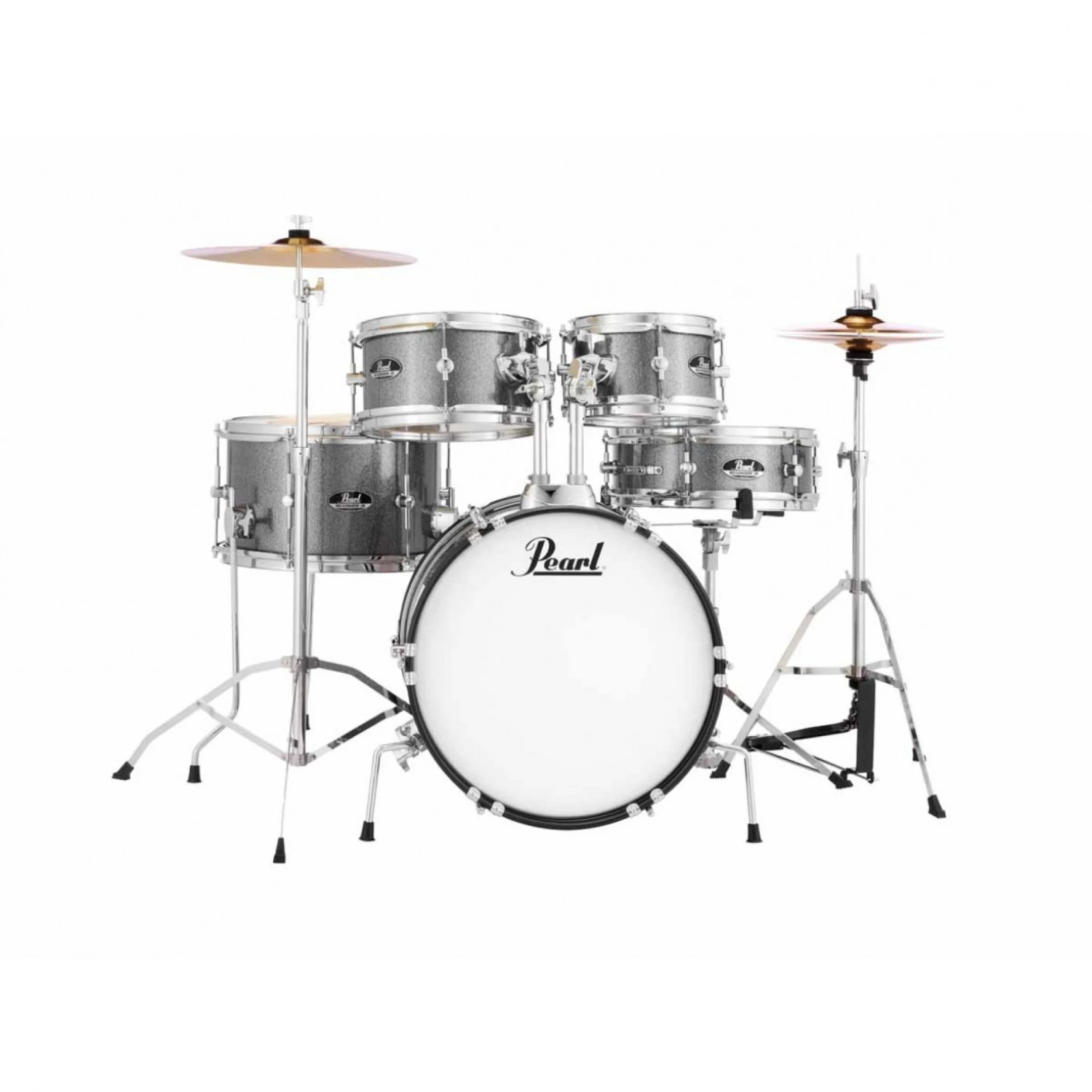 Pearl Roadshow 5pce Junior Drum Kit In Grindstone Sparkle 3 Pearl Roadshow 5pce Junior Drum Kit In Grindstone Sparkle