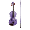 Stentor Harlequin Series 4/4 Full Size Violin In Metallic Deep Purple 1 Stentor Harlequin Series 4/4 Full Size Violin In Metallic Deep Purple -Musical Instrument Store s2444dp 1 1