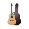Ashton D20CEQNTM Natural Cutaway Acoustic Electric Guitar & Case