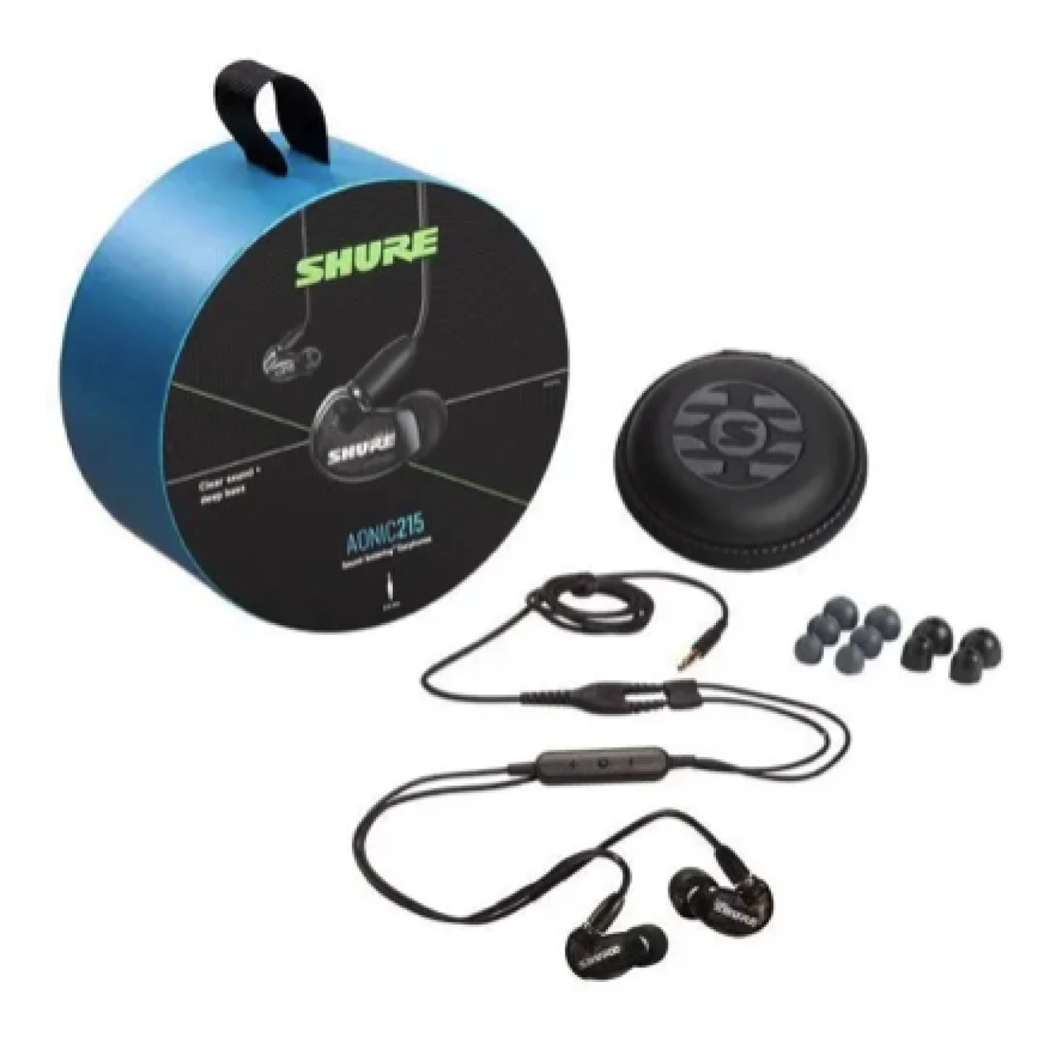 Shure AONIC 215 Sound Isolating Earphones In Black 3 Shure AONIC 215 Sound Isolating Earphones In Black
