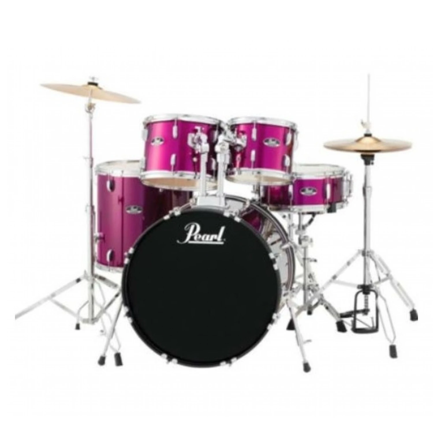 Pearl Roadshow 5pce Junior Drum Kit In Pink Sparkle 3 Pearl Roadshow 5pce Junior Drum Kit In Pink Sparkle
