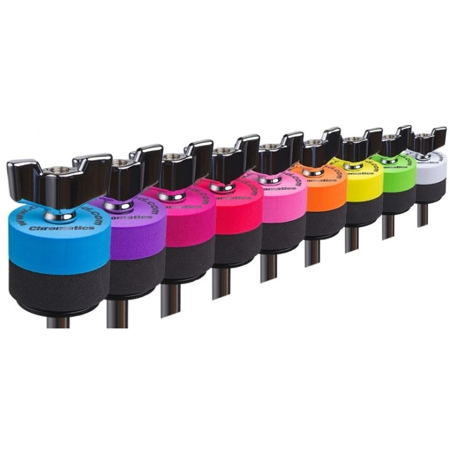 Cympad 5 Pack Cymbal Pads In Green 4 Cympad 5 Pack Cymbal Pads In Green - Image 2