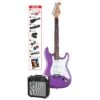 SX 4/4 Size Electric Guitar Kit In Metallic Purple 1 SX 4/4 Size Electric Guitar Kit In Metallic Purple -Musical Instrument Store se1skmp pack