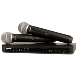 Shure BLX288 / PG58 Dual Wireless Mic System K14