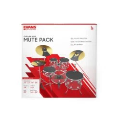 Evans Sound Off Euro Rock Mute Pad Set