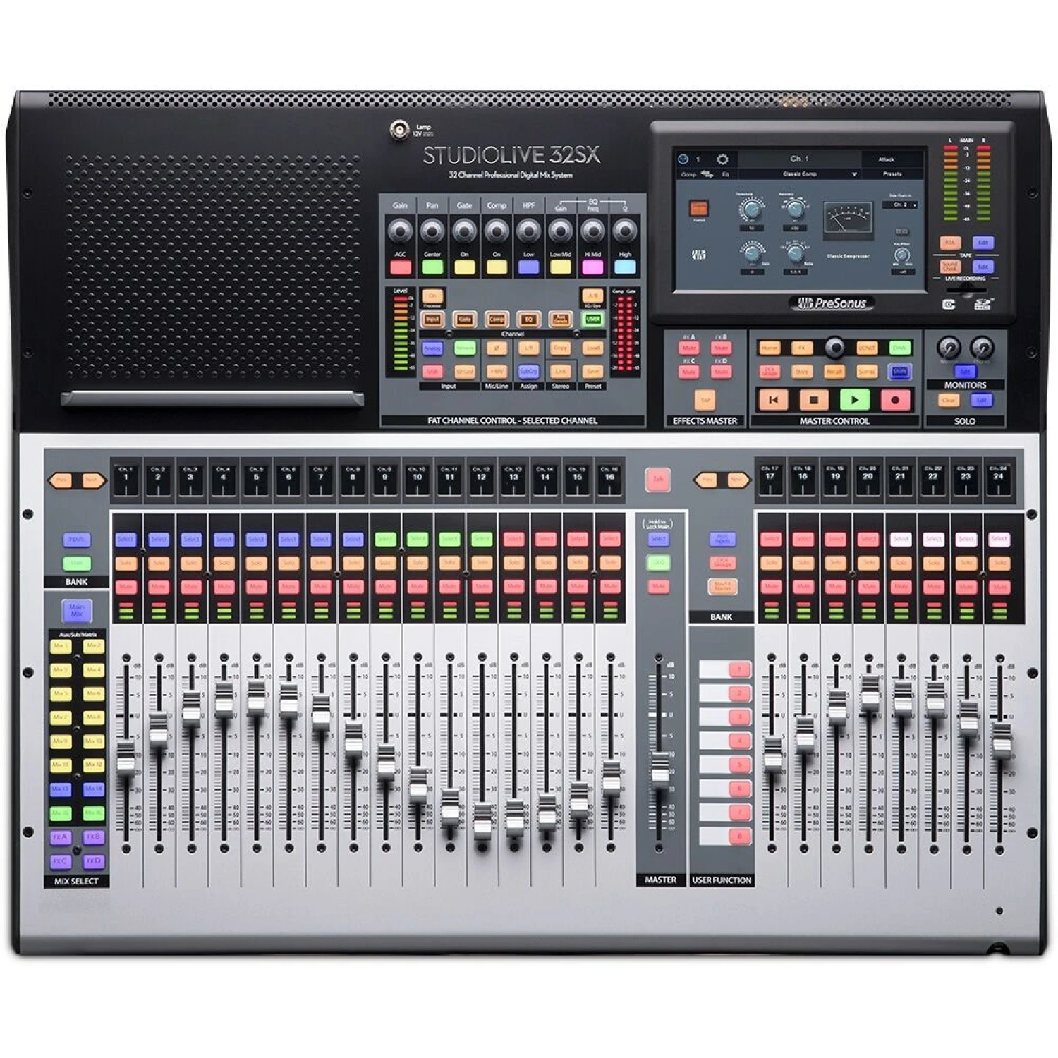 Presonus StudioLive 32SX 32 Channel 25 Fader Digital Mixer 3 Presonus StudioLive 32SX 32 Channel 25 Fader Digital Mixer