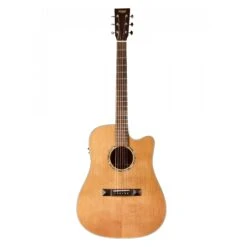 Tasman TA100-CE Cutaway Acoustic Electric Guitar With Case