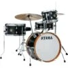 Tama LJK48H4 4pce Club Jam Drum Kit With Hardware In Charcoal Mist Wrap -Musical Instrument Store tama club jam charcoal