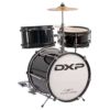 DXP 3pce Junior Drum Kit 3 In Black -Musical Instrument Store txj3bk right