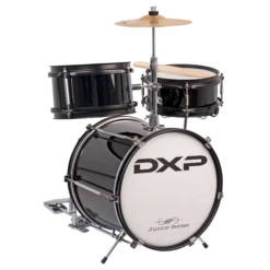 DXP 3pce Junior Drum Kit 3 In Black