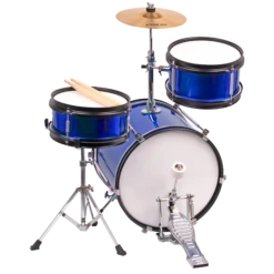 DXP 3pce Junior Drum Kit In Metallic Blue -Musical Instrument Store txj3mbl back