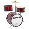 DXP 3pce Junior Drum Kit 3 In Wine Red 2 DXP 3pce Junior Drum Kit 3 In Wine Red -Musical Instrument Store txj3wr right